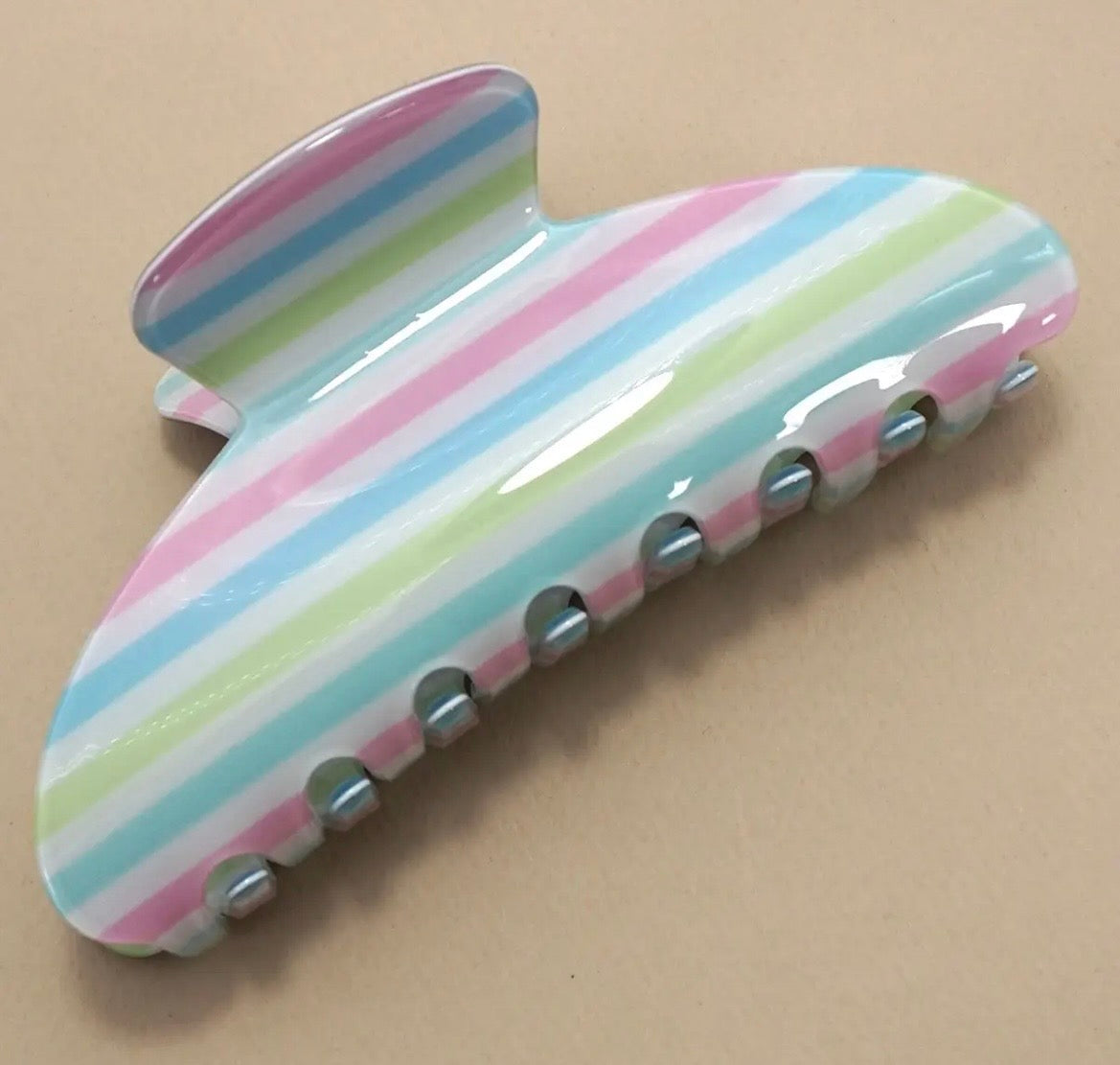 Stripe Hair Clip