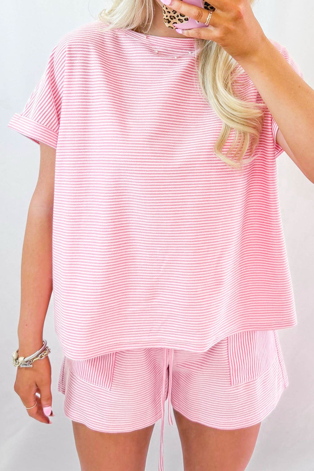 Pink Stripe Set