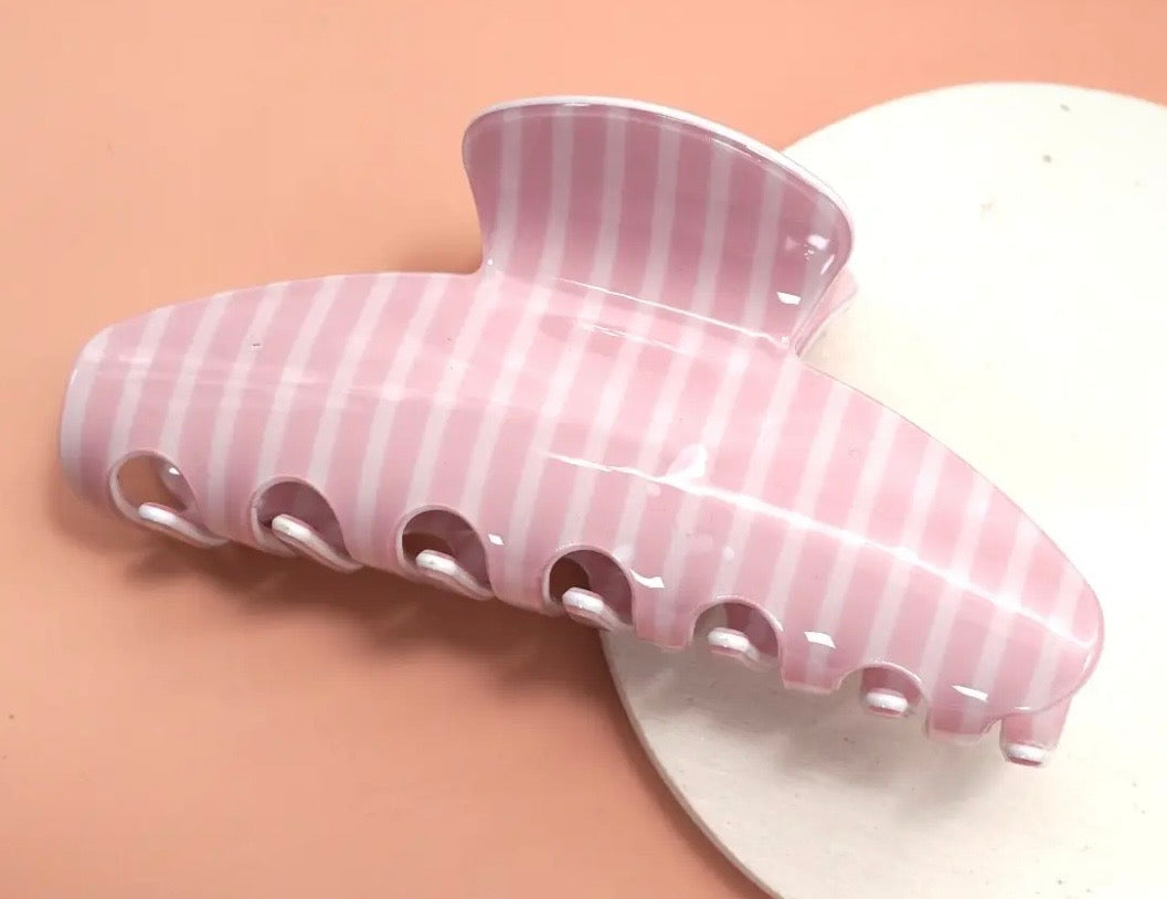 Stripe Hair Clip