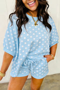 Blue Polka Dot Set