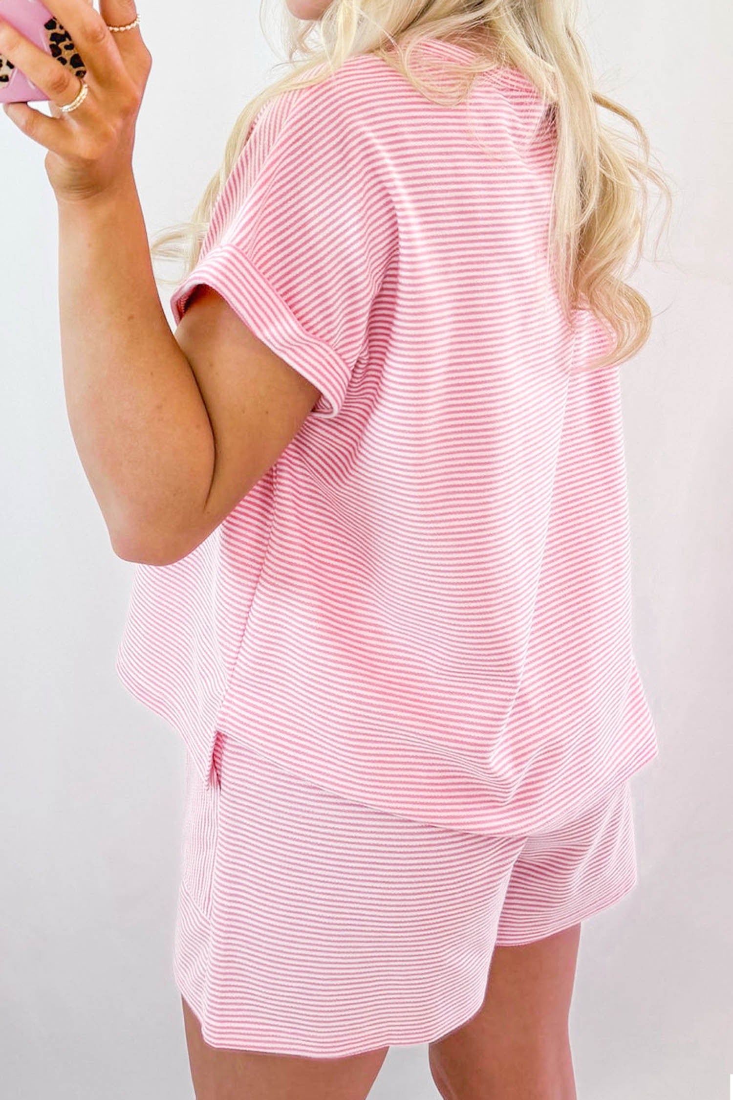 Pink Stripe Set